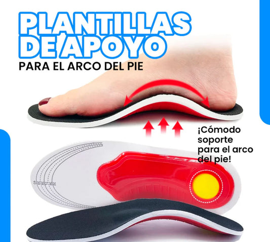 Plantillas Ortopédicas con Soporte de Arco